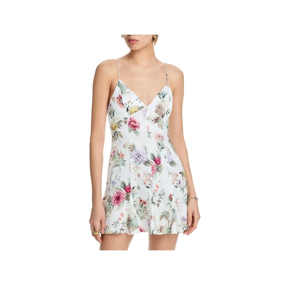 NWOT: Alice + Olivia Julietta Floral Mini Slip Dress - $395 Retail